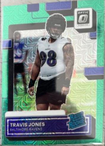 Travis Jones [Optic Preview Green Mojo] #P-384