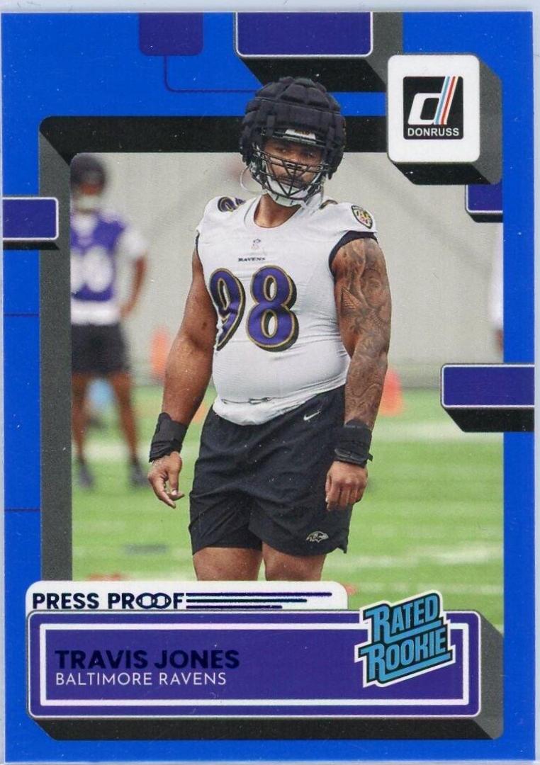 Travis Jones [Press Proof Blue] #384