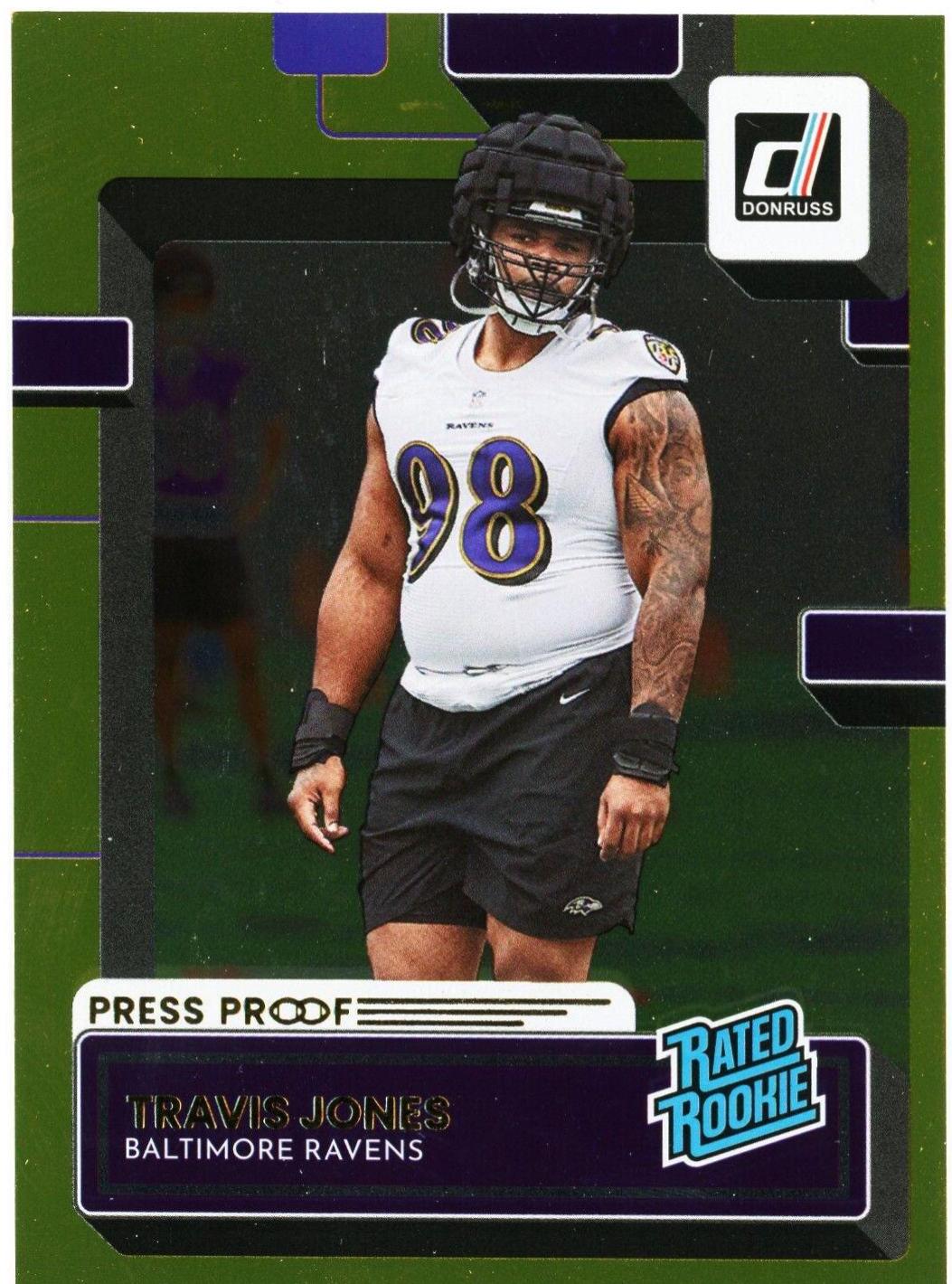 Travis Jones [Press Proof Gold] #384