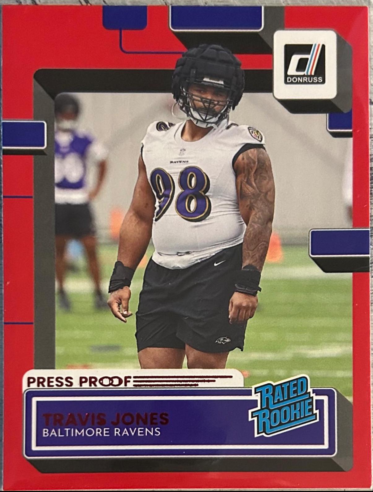 Travis Jones [Press Proof Red] #384