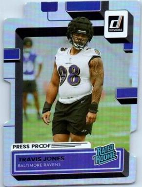 Travis Jones [Press Proof Silver Die Cut] #384