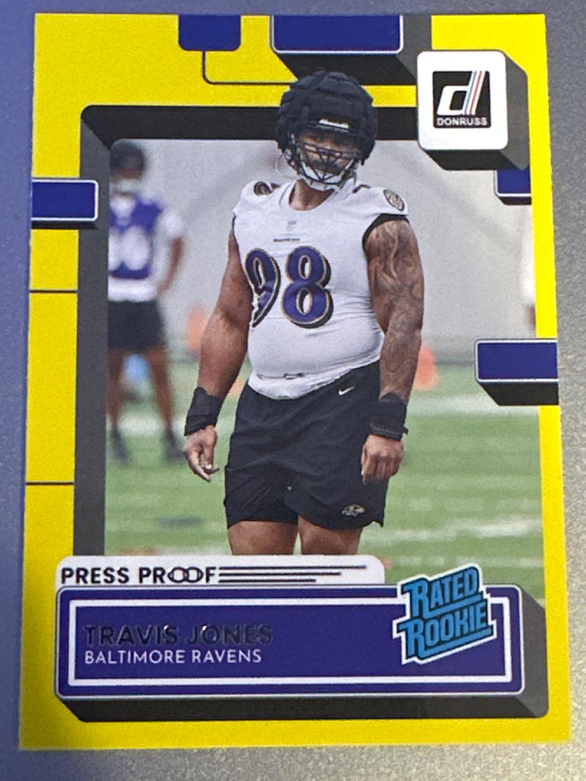 Travis Jones [Press Proof Yellow] #384