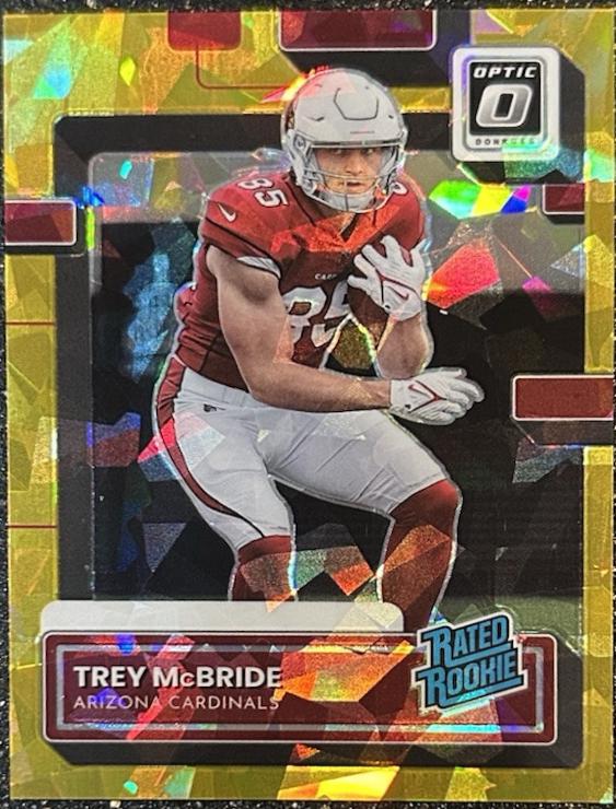 Trey McBride [Optic Preview Gold Ice] #P-337
