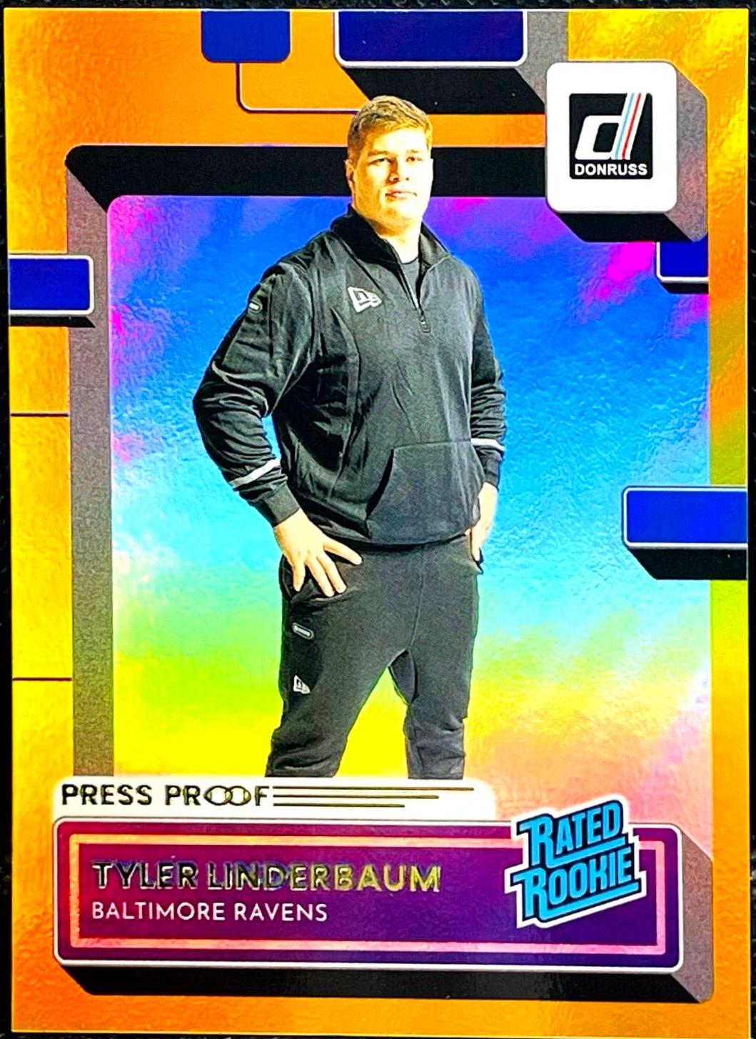 Tyler Linderbaum [Press Proof Gold] #400