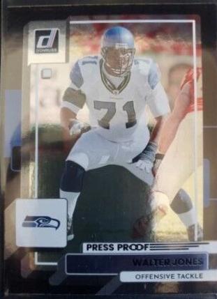 Walter Jones [Press Proof Black] #38