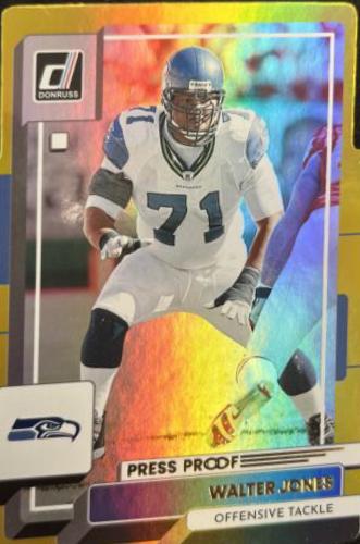 Walter Jones [Press Proof Gold Die Cut] #38