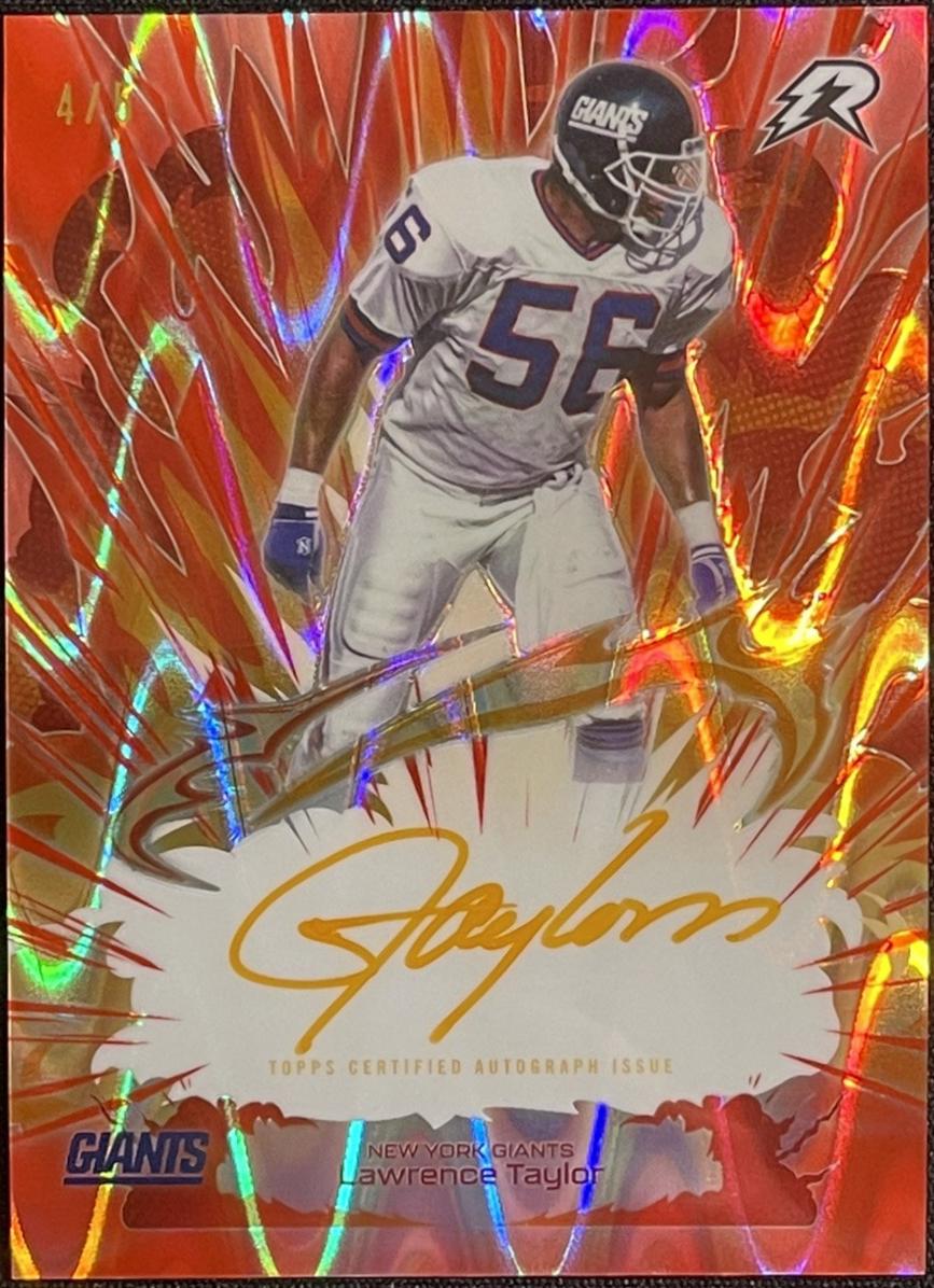 Lawrence Taylor [Red] #AFA-LT