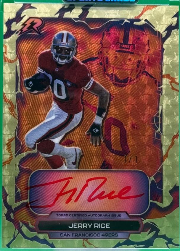 Jerry Rice [Superfractor] #TRI-JR