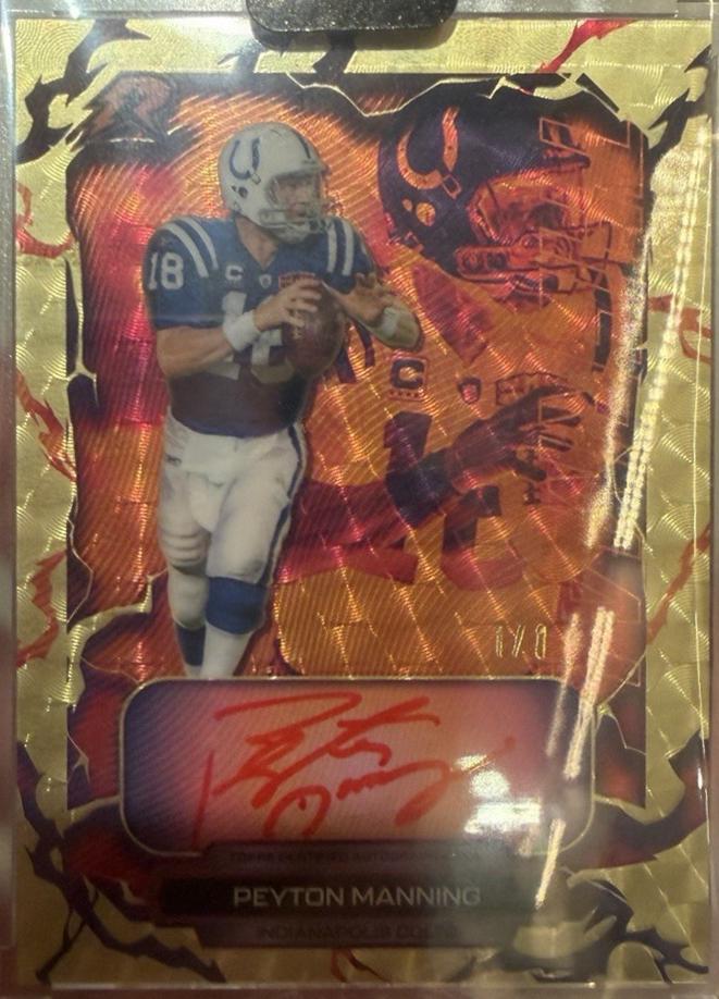 Peyton Manning [Superfractor] #TRI-PM