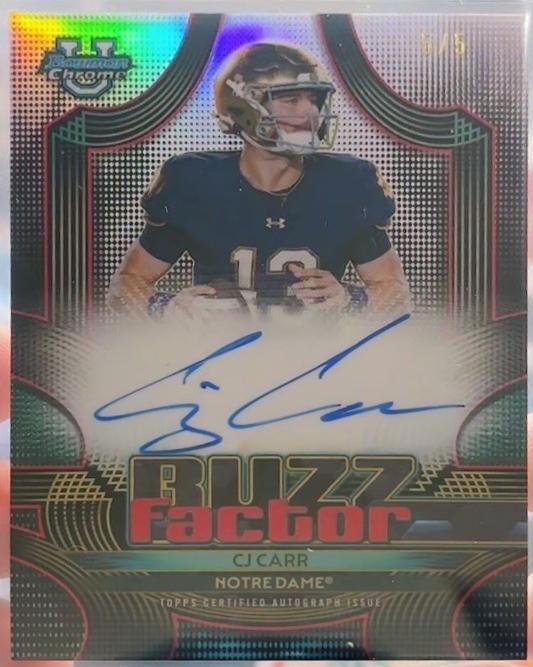 CJ Carr [Red Refractor] #BFA-CJC