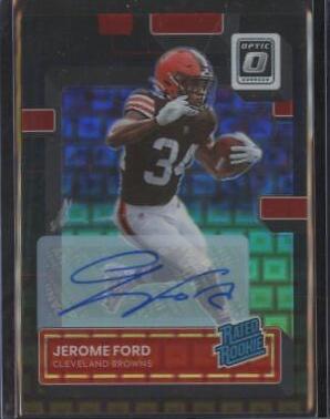 Jerome Ford [Autograph Black Pandora] #280