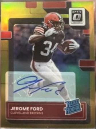 Jerome Ford [Autograph Gold] #280
