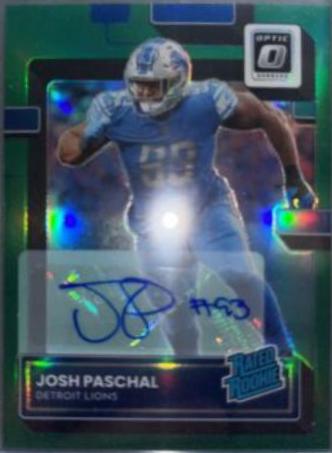 Josh Paschal [Autograph Green] #267
