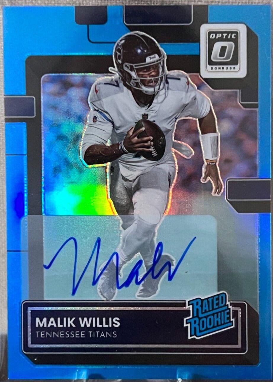 Malik Willis [Autograph Blue] #203