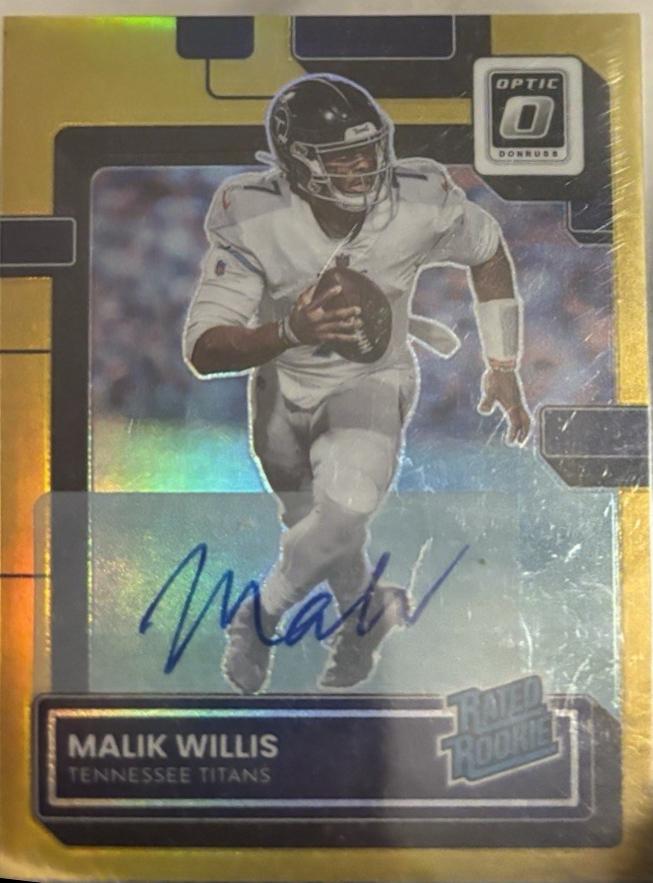 Malik Willis [Autograph Gold] #203