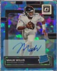 Malik Willis [Autograph Ice] #203
