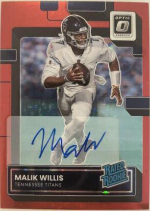 Malik Willis [Autograph Red Stars] #203