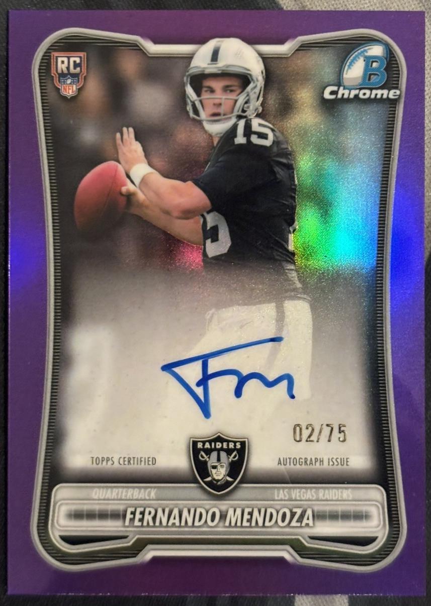 Fernando Mendoza [Purple Refractor] #BCRA-FM
