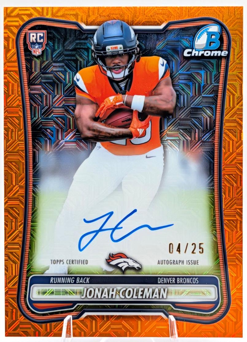Jonah Coleman [Orange Mojo] #BCRA-JCO