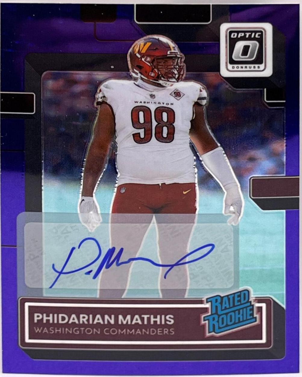 Phidarian Mathis [Autograph Purple Stars] #268