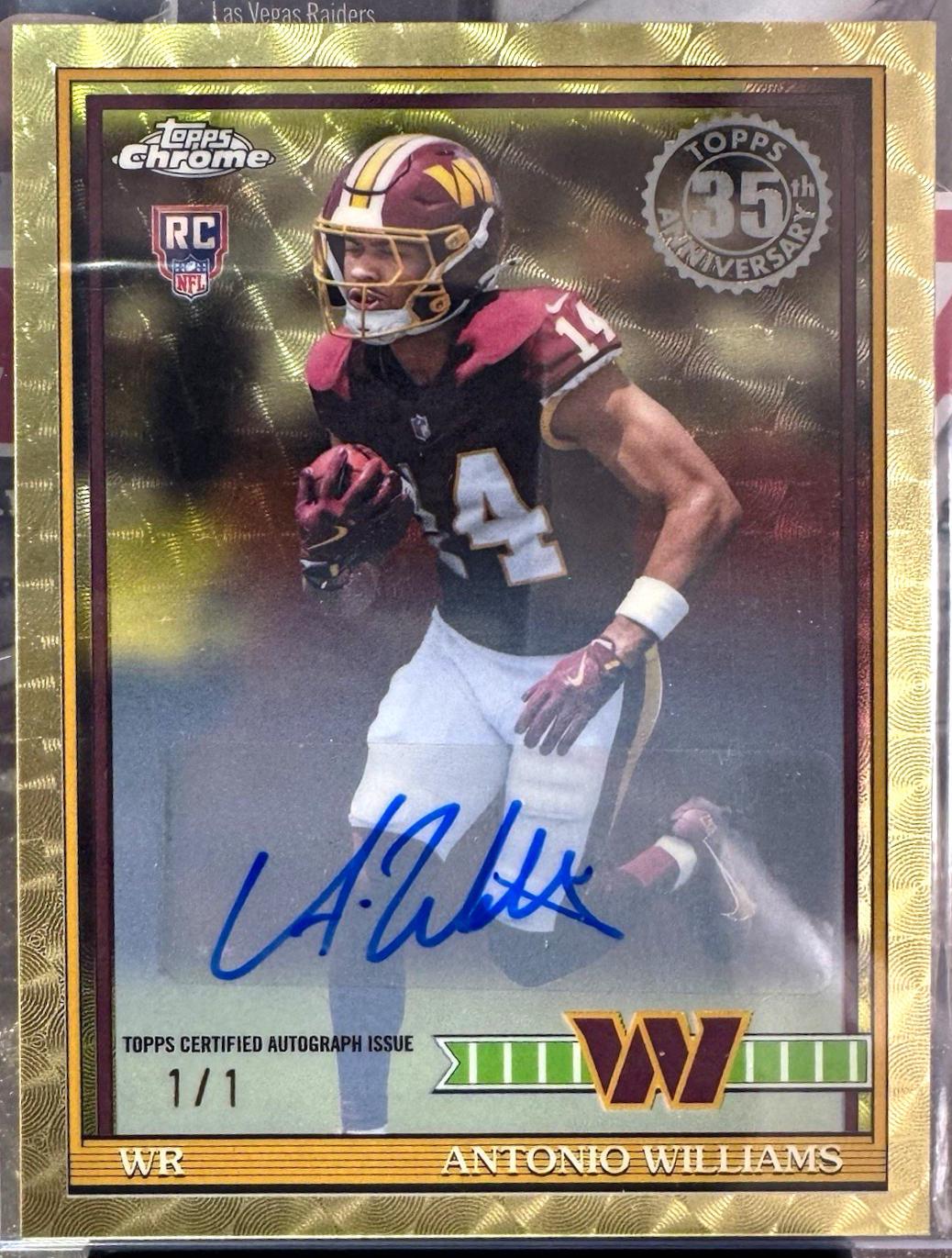 Antonio Williams [SuperFractor Autograph] #91TRC-28