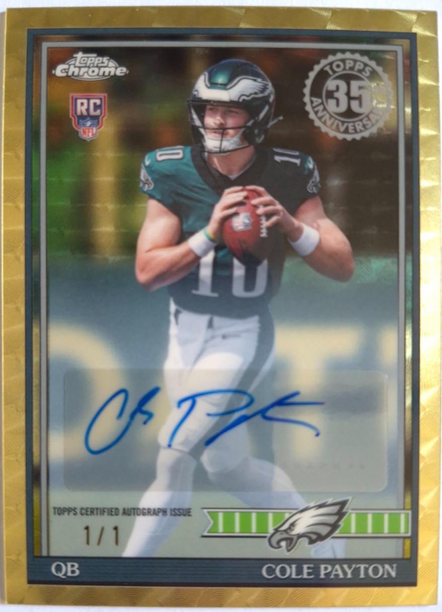 Cole Payton [SuperFractor Autograph] #91TRC-7