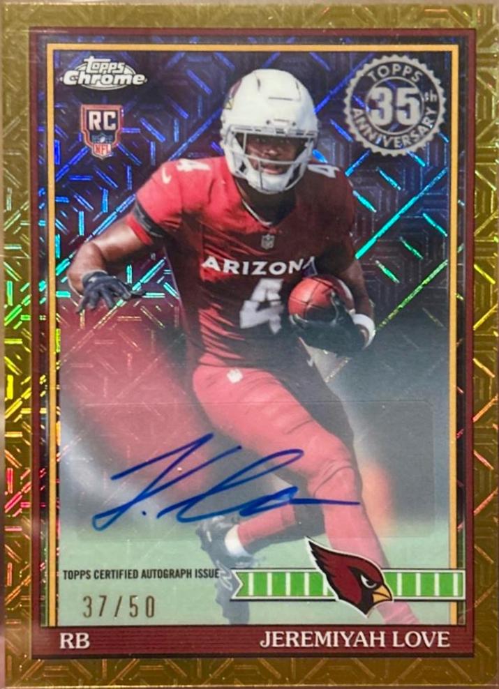Jeremiyah Love [Autograph Gold] #91TRC-9