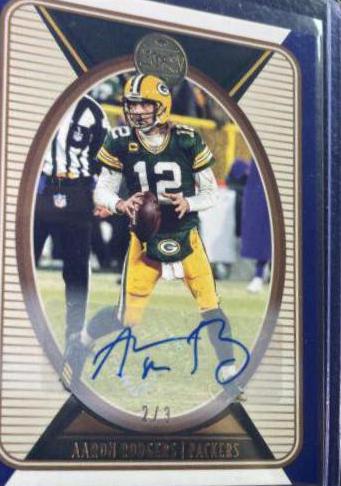 Aaron Rodgers [Yellow Autograph] #33