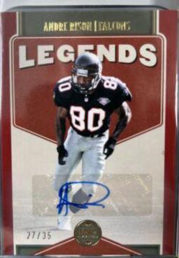 Andre Rison [Red Autograph] #136