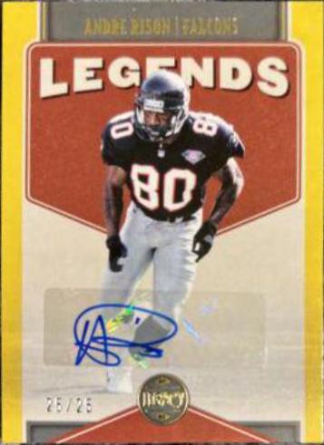 Andre Rison [Yellow Autograph] #136