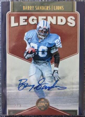 Barry Sanders [Blue Autograph] #106