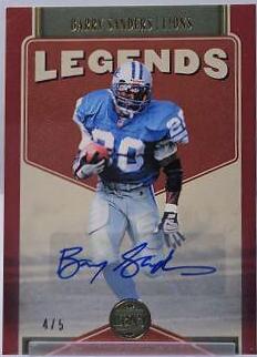 Barry Sanders [Red Autograph] #106