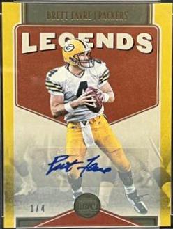 Brett Favre [Yellow Autograph] #103