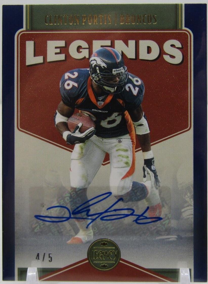 Clinton Portis [Blue Autograph] #129