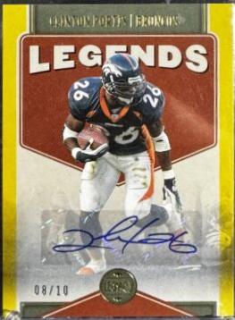 Clinton Portis [Yellow Autograph] #129