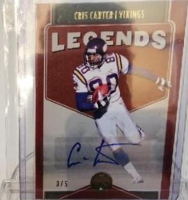 Cris Carter [Red Autograph] #109