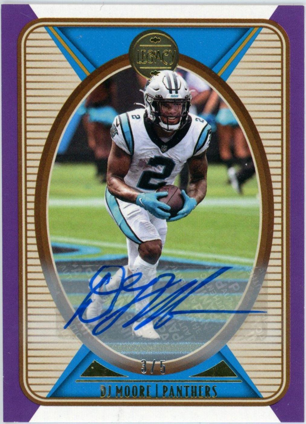 DJ Moore [Violet Autograph] #13