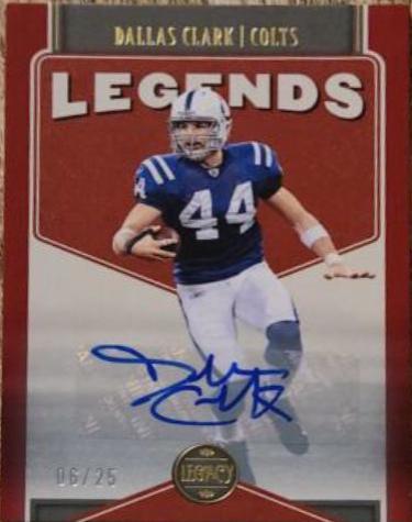 Dallas Clark [Red Autograph] #132