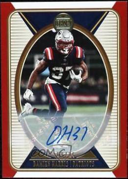 Damien Harris [Red Autograph] #67