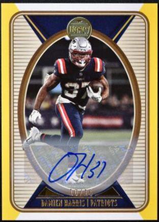 Damien Harris [Yellow Autograph] #67
