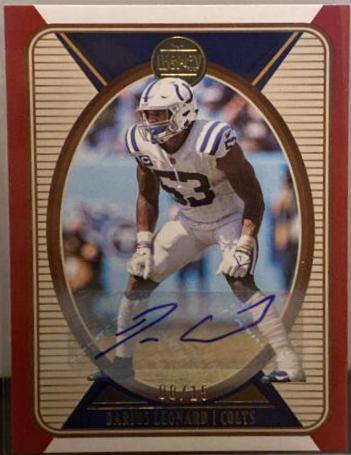 Darius Leonard [Red Autograph] #41