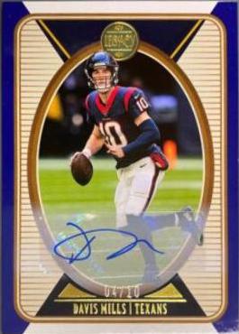 Davis Mills [Blue Autograph] #37