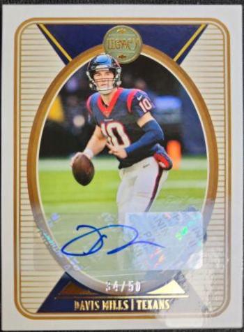 Davis Mills [Red Autograph] #37