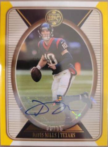 Davis Mills [Yellow Autograph] #37