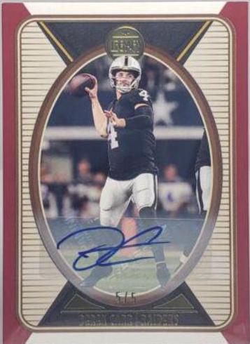 Derek Carr [Violet Autograph] #55
