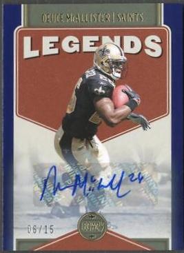 Deuce McAllister [Blue Autograph] #137