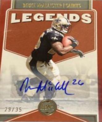 Deuce McAllister [Red Autograph] #137