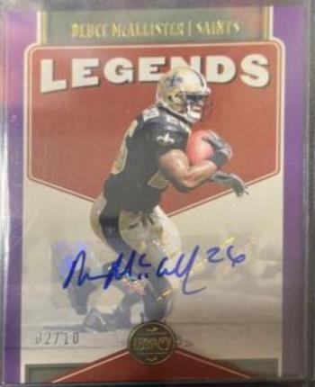Deuce McAllister [Violet Autograph] #137