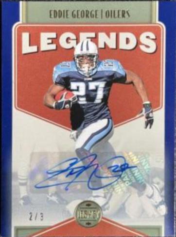Eddie George [Blue Autograph] #118