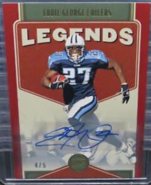 Eddie George [Red Autograph] #118